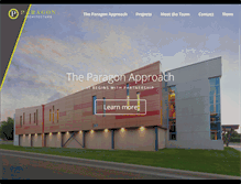 Tablet Screenshot of paragonarchitecture.com